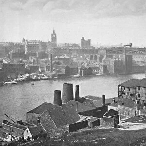 Newcastle-on-Tyne, from the Rabbit Banks, c1896. Artist: M Aunty