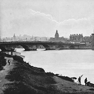 Newport: The Bridge and Castle, c1896. Artist: Hudson