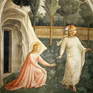 Noli me tangere, ca 1442. Creator: Angelico, Fra Giovanni, da Fiesole (ca. 1400-1455)