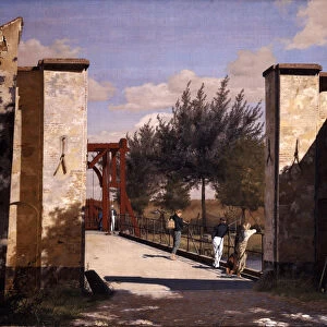 The North Gate of the Citadel, 1834. Artist: Kobke, Christen Schiellerup (1810-1848)