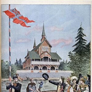 The Norwegian pavilion at the Universal Exhibition of 1900, Paris, 1900