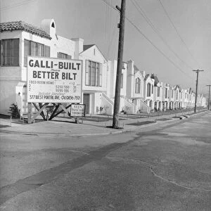 Note on modern architecture and home building, San Francisco, California, 1939. Creator: Dorothea Lange