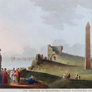 The Obelisks at Alexandria, called Cleopatras Needles, Egypt, 1802. Artist