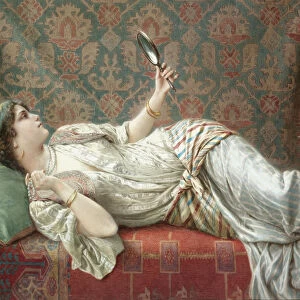 Odalisque. Artist: Ballesio, Francesco (1860-1923)