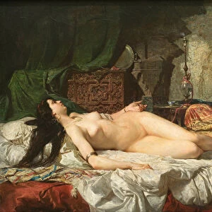 The Odalisque. Artist: Fortuny, Maria (1838-1874)