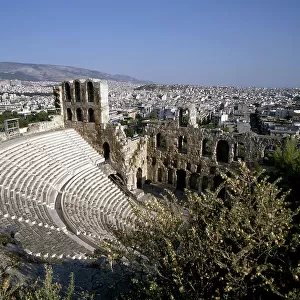 Odeon of Herodes Atticus, Athens, Greece, 2018. Creator: Ethel Davies