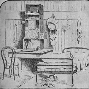 An Officers Room at Pretoria, 1902