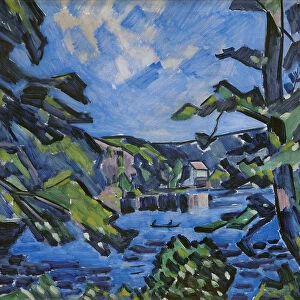 At the Otava River, 1930. Artist: Špala, Vaclav (1885-1946)