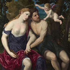 A Pair of Lovers, 1556-1559. Artist: Bordone, Paris (1500-1571)