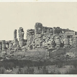 Palais de Karnak, Salle Hypostyle, Prise al Angle Nord-Est;Thebes, 1849 / 51