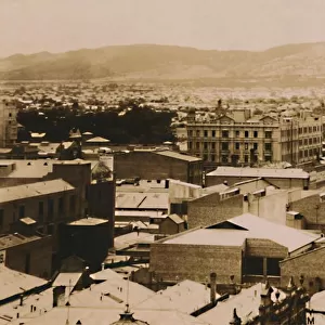 Panorama of Adelaide and the hills, South Australia, late 19th-early 20th century Creator: Unknown