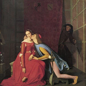 Paolo and Francesca, 1819. Artist: Jean-Auguste-Dominique Ingres