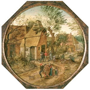 Passage through the Village, c1584-1637. Artist: Pieter Brueghel the Younger