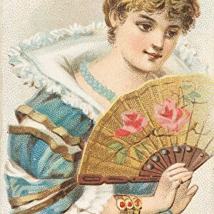 Plate 14, from the Fans of the Period series (N7) for Allen &