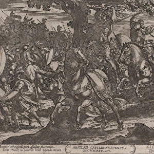 Plate 19: Jacob Killing Absalom, from The Battles of the Old Testament, ca. 1... ca
