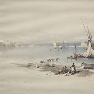 Port of Tyre, 1839. Creator: David Roberts (British, 1796-1864)