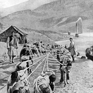 Porters in Tibet, 1936. Artist: Fox