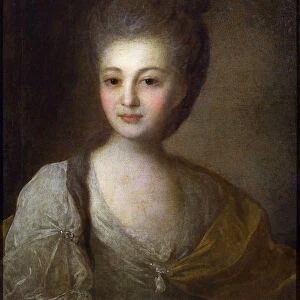 Portrait of Aleksandra Struiskaya, 1772. Artist: Fyodor Rokotov