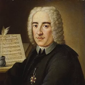 Portrait of Alessandro Scarlatti (1660-1725), . Creator: Anonymous