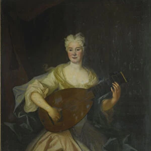 Portrait of Anna Constantia, Countess of Cosel (1680-1765), nee von Brockdorff. Artist: Silvestre, Louis de (1675-1760)