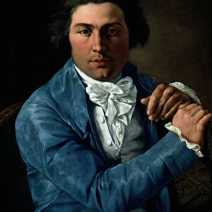 Portrait of the Architect Giuseppe Valadier, c. 1795. Creator: Pietro Labruzzi