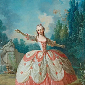 Portrait of Barbara Campanini (1721-1799), known as La Barbarina, 1721. Artist: Delaroche, Jean Philippe (1710-1767)