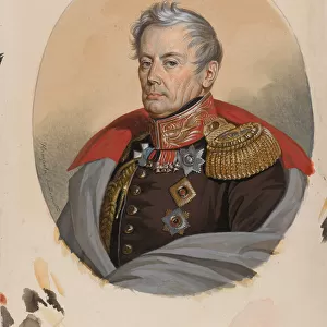 Portrait of Count Pyotr Petrovich Konovnitsyn (1764-1822), Early 1820s. Creator: Hampeln