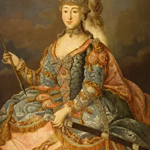Portrait of Countess Anna Petrovna Sheremetyeva (1744-1768), 1769. Creator: Ligotsky