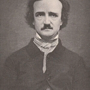 Portrait of Edgar Allan Poe, 1880. 1880. Creator: Timothy Cole
