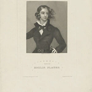 Portrait of Emilia Plater (1806-1831), ca 1834. Creator: Mayer, Carl (1798-1868)