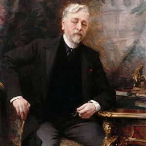 Portrait of Gustave Eiffel (1832-1923). Artist: Morot, Aime Nicolas (1850-1913)