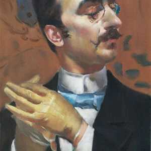 Portrait of Henri de Toulouse-Lautrec. Artist: Boldini, Giovanni (1842-1931)