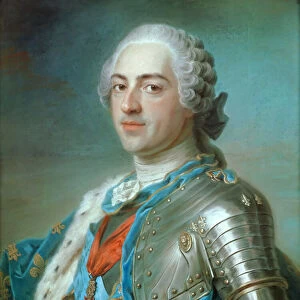 Portrait of the King Louis XV of France (1710-1774), ca 1748