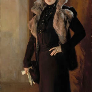 Portrait of the opera singer Aino Ackte(1876-1944), 1901