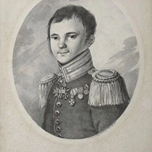 Portrait of the poet Fyodor Nikolayevich Glinka (1786-1880), 1821