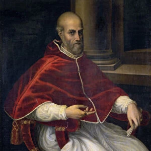 Portrait of Pope Marcellus II (1501-1555). Creator: Anonymous