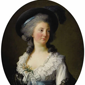 Portrait of Princess Elzbieta Izabela Lubomirska (nee Countess Czartoryska) (1736-1816). Artist: Vigee-Lebrun, Marie Louise Elisabeth (1755-1842)
