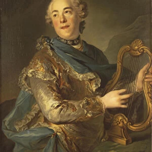 Portrait of the singer and composer Pierre de Jelyotte (1713-1797)