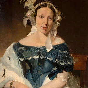 Portrait Of A Woman, 1830. Creator: R. T. Bott