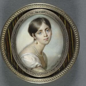Portrait of a Young Woman in White, 1805. Creator: Jean-Urbain Guerin (French, 1760-1836)