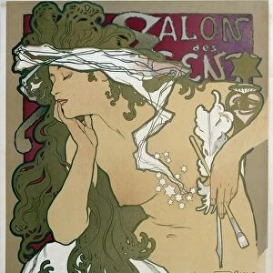 Poster for the XXth Exposition in the Salon des Cent, Paris, France, 1896. Artist