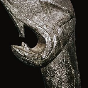 Pre-Viking head of a sea-monster, probably from the prow of a ship
