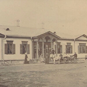 Pyotr Tchaikovsky (1840-1893) with the Davydov Family in the Verbovka estate, 1875