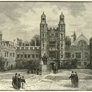 Le Quadrangle, Eton, 1898. Créateur : Inconnu. Le Quadrangle, Eton, 1898. Créateur : Inconnu.