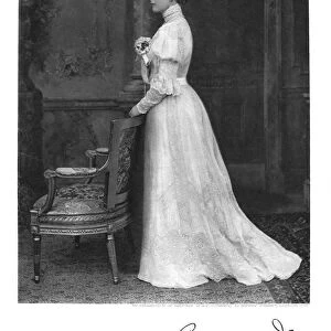 Queen Alexandra (1844-1925), queen consort of King Edward VII, 1908. Artist: Downey