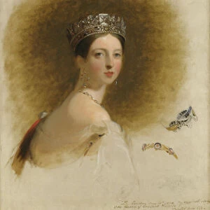 Queen Victoria, 1838. Creator: Thomas Sully