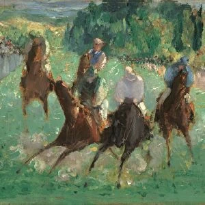 At the Races, c. 1875. Creator: Edouard Manet
