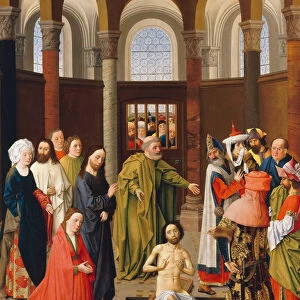 The Raising of Lazarus, ca 1455. Artist: Ouwater, Albert van (c. 1415-c. 1475)