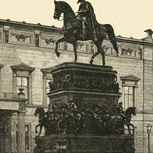 Rauchs Statue of Frederick the Great, Berlin, 1890. Creator: Unknown