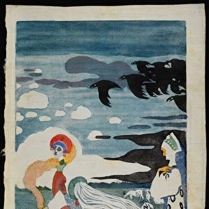 The Ravens, 1907. Creator: Kandinsky, Wassily Vasilyevich (1866-1944)